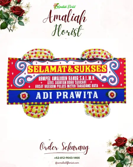 Papan Bunga Ucapan Selamat Balongdowo
